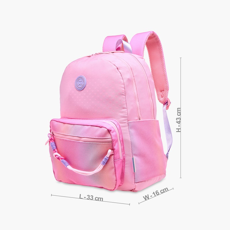 MARSHMALLOW Backpack-Holidate-2 Cmprt-Girls- (Polyester) Pink \ 33X43X16 - Image 4